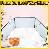 [Focus On The 3 Way Mirror]3 way mirror Three-fold Mirror Three-Sided Mirror Self-Service Haircut Re