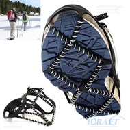 CRAFTML Shoes Crampons, Anti-Slip Universal Ice Gripper Spike,  Shoe Covers Walking Cleats Spike Gri