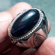 batu kalimaya banten asli black opal solid