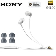 Original SONY MH750 in Ear Earphone BASS Subwoofer Xperia Series Earbuds for Sony Z 1 2 3 Xiaomi Hua