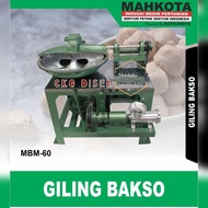 Mesin Giling Bakso Mahkota MBM-60 + Mesin Diesel