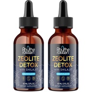 Rhytherolixian Zeolite Detox | Heavy Metal Detox & Shilajit Mineral | Fulvic Humic Acid | Grape Flav