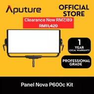[CLEARANCE] Aputure Nova P600c Kit 600W RGBWW 2x1 LED Soft Light Panel [FREE SOFTBOX AND BARNDOOR WO