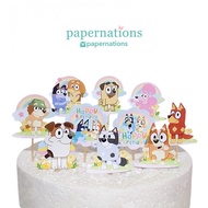 Bluey Cupcake Topper Bluey Cupcake Topper Bluey Cake Topper