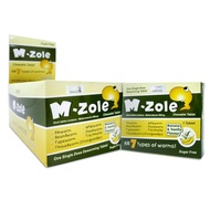 M-ZOLE CHEWABLE TAB 1X12S BOX UBAT CACING SESUAI UNTUK KANAK - KANAK DAN DEWASA DEWORM TABLET SUITAB