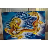 3D DRAGON PICTURE SIZE 57x37.5 cm (PxH) WITHOUT FRAME