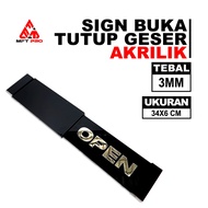MFT Pro Open Close Aesthetic Slide - Sign Board Open Close 3MM