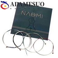 ADAMESUO 1 Set Fiddle String, Nickel String Replacement Naomi Violin String, Violin Accessories G D 