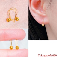 Anting anak dan dewasa merica emas asli kadar 700 70 16k desi boba bola ukir biji pala giwang kerabu