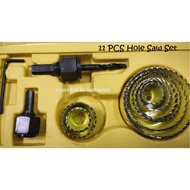 Penebuk Tebuk Lubang Plastik Kayu Bi Metal Hole Saw Set Drill Bit Hole Cutter Drilling Hand Carpentr