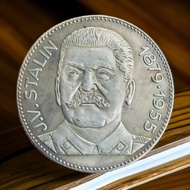 Russia J.V Stalin Medal 1879-1955 Retro Coin Copper Antique Crafts Collection