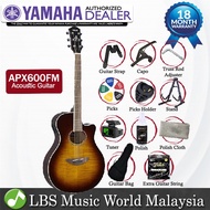 Yamaha APX600FM 40" Flame Maple Top Acoustic Electric Guitar Tobacco Brown Sunburst (APX600 FM)