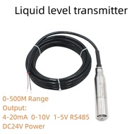 Submersible Water Level Sensor 4 20 Hydrostatic Liquid Transmitter 0-10V RS485 0-5M 0-10M Cable Sens
