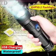 ED XHP50.2 Powerful flashlight 5 Modes Usb Zoom Led Torch XHP50 18650 or 26650 Battery Best Camping