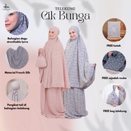 Hanna Mirae Telekung CIK BUNGA Travel | Sejuk Tak Jarang Ringan Selesa | Cooling Light Comfortable F
