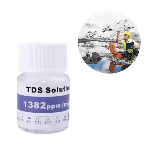 EC TDS Calibration Buffer Liquid Solution 35ppt 84us/cm 1413us/cm 12.88ms/cm 1382ppm 25ml Standard S