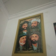 Foto Ulama + Bingkai Kaca Yg Warna Coklat