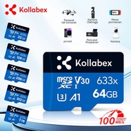 Kollabex High Performance 633x MicroSDXC UHS-I A1 32GB 64GB/ 128GB/ 256GB/ 512GB 1TB/ With Adapter