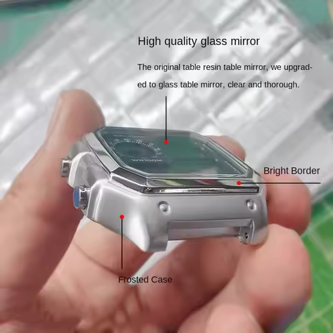 ae1200 MOD case for Casio 3299 AE-1200 case women's men's stainless steel bezel silver metal case AE