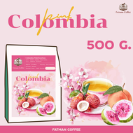 เมล็ดกาแฟคั่วอ่อน Colombia Pink Bourbon