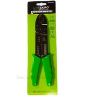 9" TEKIRO CRIMPING PLIERS / FIVE 5 WAY DELUXE SKUN CRIMPING TOOL TOOLS CRIMPING CRIMPING INCH CABLE