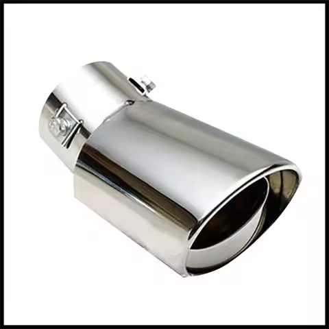 Universal Car Accessories Muffler Tip Round Stainless for BMW F80 M3 E46 E39 320si 630i E34 750i 330