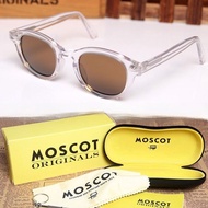 แว่นกันแดด MOSCOT LEMTOSH ทรงวงกลมสีโปร่ง สีตาข่าย แว่นสายตา แว่นกันแดดแบบย้อนยุค แว่นกันแดดสีดำและส