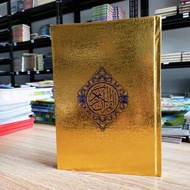 Large A4 Gold Quran - Gold Cover Quran