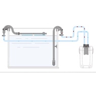 Sunsun HW 704A tank filter for fish tanks/aquariums, 45W capacity, 2000L/H filter for 120-150cm tank