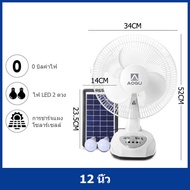 Muller  พัดลมโซล่าเซลล์ 14-16 นิ้ว พัดลมพกพา แบตเตอรี่ในตัว พัดลมตั้งพื้น ใช้งานกับไฟฟ้าได้