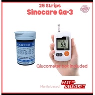 SINOCARE GA 3 GLUCOMETER Strip 25s