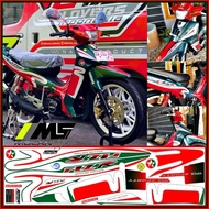 HIJAU MERAH Decal Sticker Striping Variation Motif Original F1ZR CALTEX Yamaha F1ZR 110 Special CALT