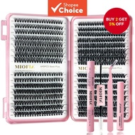640pcs 30/40/50/60d eyelash sticker book 10-16mm DIY connected eyelash extension set