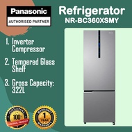 PANASONIC NR-BC360XS FRIDGE ECONAVI 2 DOOR 358L NR-BC360XSMY