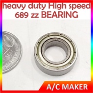 689 zz rs 9x17x5mm High speed Quality BEARING METAL SHIELDED COVER Ball Miniature SKATEBOARD SCOOTER