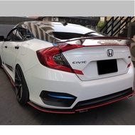 Honda Civic 2018 2019 fc si universal spoiler abs w painting w light