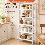 SKL Furniture Solid Wooded Kitchen Rack / Kitchen Organizer / Kitchen Cabinet Storage