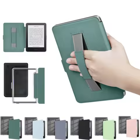 For Tolino Shine Color 2024 / Shine 5 2024 / Shine4 2022 6" EBook With HandStrap Magnetic Smart Cove