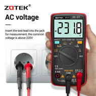 Zotek ZT111 Avometer Multiteser Avometer DIgital AC DC Capasitor Frequency Temperatur  NCV