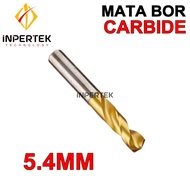 Drill Bit 5.4 Drill 5.4mm Carbide Tin Drill 5.4 mm Yellow Used Drill Bit