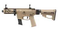 【楊格玩具】現貨~ ARES M45X-S AEG 附長、短彈匣 電動衝鋒槍 快拆前段 AR-083E 沙色 附衝鋒槍袋
