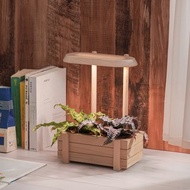 【原木盆智慧植物燈 原木色】不含植物 原木植物燈 智能APP控制