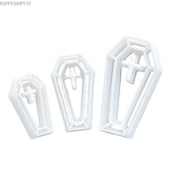 HSV 3 Pcs Halloween Crosses Clay Cutter Crosses Clay Cutter Clay Cutting Molds Easy to Use Clay Earr