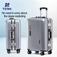 TZJM Aluminium Luggage Bag Travel Hard Case Luggage