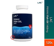 LAC Primax Fish Oil 1468mg Softgel 120s (Total EPA & DHA 1028mg)