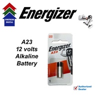 Energizer Alkaline battery size A23 BP-1 A-23 12v 12 volts zero mercury
