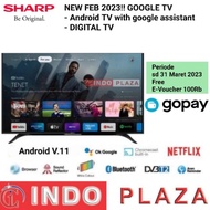 TV SMART ANDROID 42 INCH SHARP 2T-C42EG1i SMART ANDROID GOOGLE TV