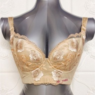 32E/70E PLUS SIZE BRA 5 HOOKS WIRED 3D EMBROIDERY