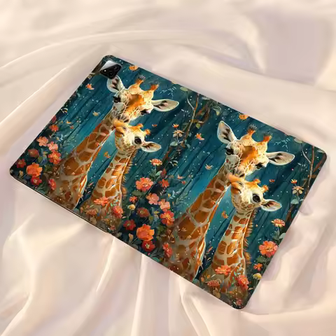 Cartoon Anime Giraffe Tablet Case For Xiaomi Redmi Mi Pad 4 5 6 7 8 K SE Mini Pro Plus Max 10.1 11.2