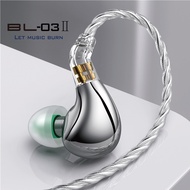 BLON BL03 II 10mm Dual-Chamber Dynamic Driver IEM Hifi Earphones with 0.78mm 2-Pin Detachable Cable